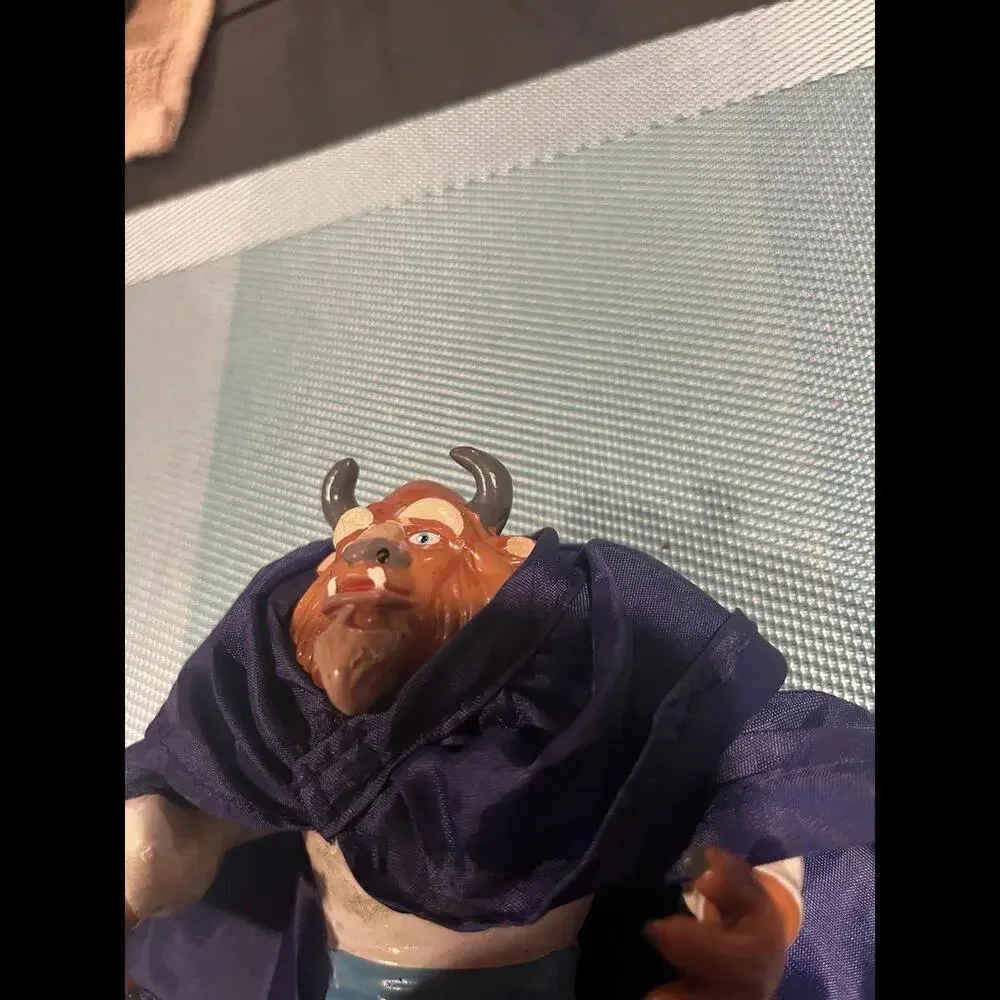 Vintage‎ Disney Just Toys Beauty and the Beast BEAST Rubber Action Figure